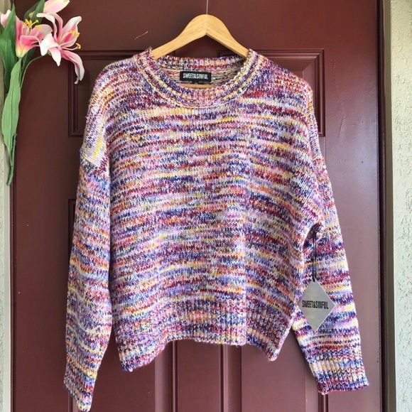 Sweet Sinful Multicolored Sweater 